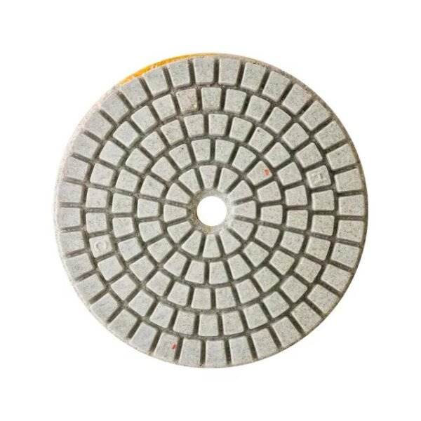 Diamond Wet Polishing Pads 4 Inch Pads Polisher with Hook & Loop Backing Holder Pads for Granite Stone Marble 3mm